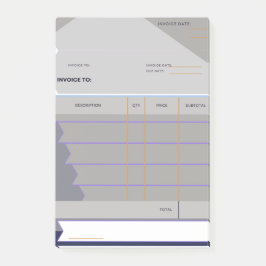 Creditnota Factuur Post IT Note Art boekje