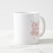 Cree en tu Magia ✨ | Pastel Gold Fairy Design Grote Koffiekop (Voorkant rechts)