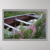 Cree Freighter Canoe - Chisasibi Québec Poster (Voorkant)