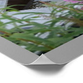 Cree Freighter Canoe - Chisasibi Québec Poster (Hoek)