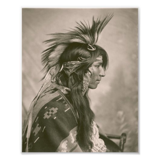 Cree Indian Foto Afdruk (Voorkant)