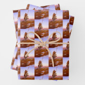 Cree Indian Native American Art Charles M Russell Inpakpapier Vel (In situ)