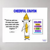 Cree the Crayon Poster (Voorkant)