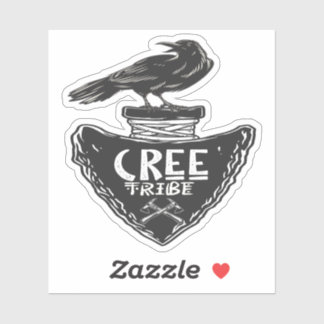 Cree tribe - Native American Raven Spirit Sticker