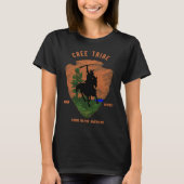 Cree Tribe Native Amerikaanse Indiaanse  Arrow Re T-shirt (Voorkant)