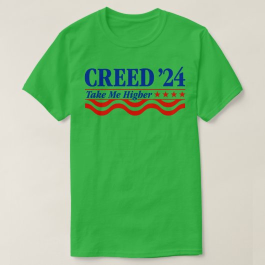 Creed 24 Take Me Higher Funny Creed 2024 Long Slee T-shirt (Design voorkant)