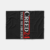 Creed 24 Take Me Higher Vlag Vs Amerika Fleece Deken (Voorkant (Horizontaal))