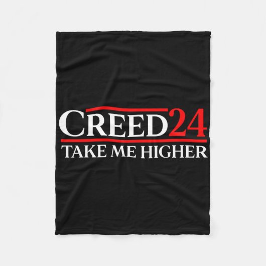 Creed 24 Take Me Higher Vlag Vs Amerika Fleece Deken (Voorkant)