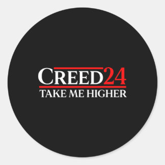 Creed 24 Take Me Higher Vlag Vs Amerika  Ronde Sticker