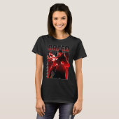 Creed 3 Adonis Creed Level Up Red Split Panel Post T-shirt (Voorkant volledig)
