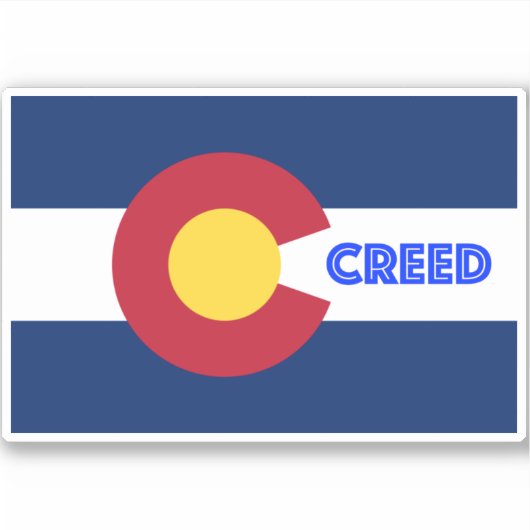 Creed Colorado Sticker (Voorkant)