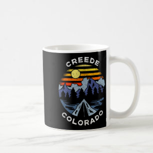 Creede colorado bergen vakantie kamperen souvenir koffiemok