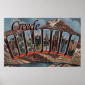 Creede, Colorado - Grote Letter-scènes Poster (Voorkant)