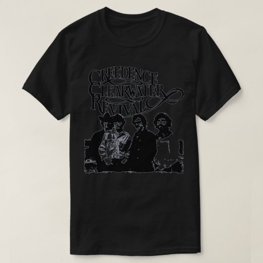 Creedence Clearwater Revival 4 TShirt (Design voorkant)