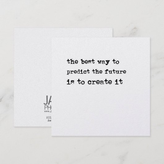 CREËER 5,25 x 5,25-kaart Kaart (Voorkant / Achterkant)