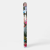 Creëer 5 Foto Collage Familie Kinder Monogrammen iPhone Hoesje (Linkerkant)