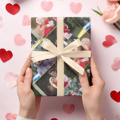 Creëer 5 Fotocollage Verjaardag Kerstbruiloft Cadeaupapier