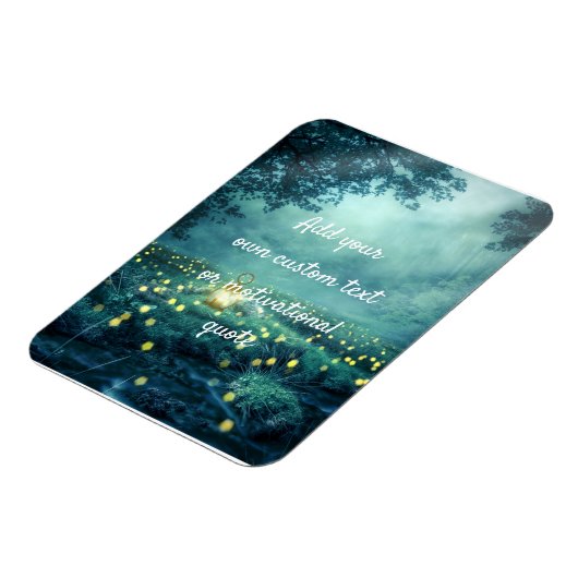 Creëer A Aangepast citaat - Glowwormbos Magneet (Linkerzijde)