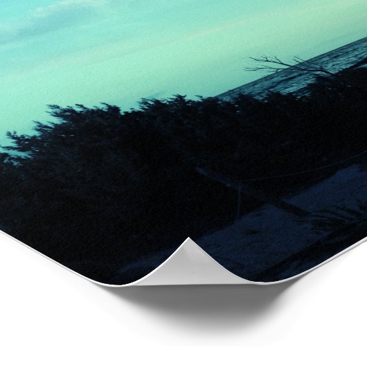 Creëer A Aangepast prijsopgave - Moonlit nacht Poster (Hoek)