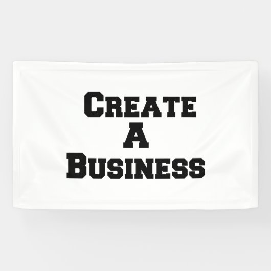 Creëer A Business Spandoek (Horizontaal)