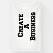 Creëer A Business Spandoek (Verticaal)