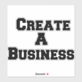 Creëer A Business Sticker (Vel)
