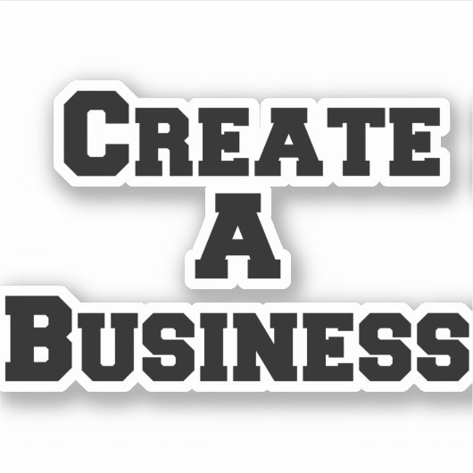 Creëer A Business Sticker (Voorkant)