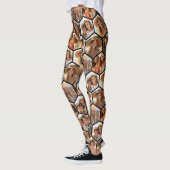 Creëer a Custom 7 Photo Collage Honeycomb Hexagon Leggings (Links)