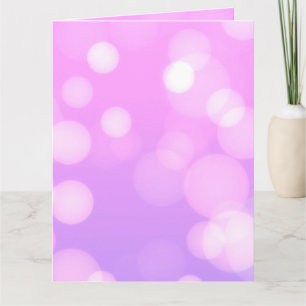 Creëer a Custom Bright Pink Bokeh Kaart