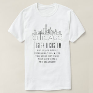 Creëer A Custom Chicago, Illinois Thmed T-shirt