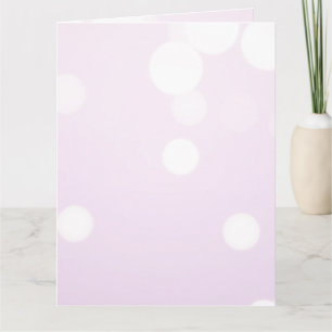 Creëer a Custom Frosty Pink Bokeh Kaart