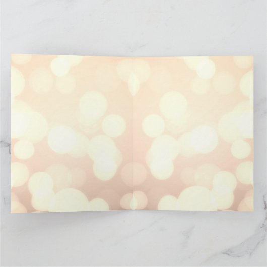 Creëer a Custom Golden Bokeh Kaart (Binnen)