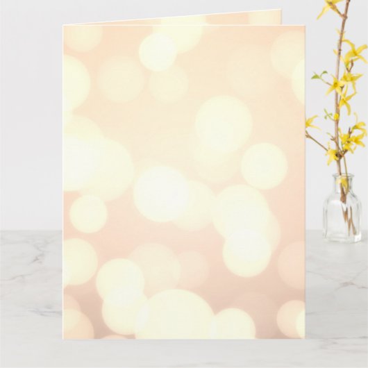 Creëer a Custom Golden Bokeh Kaart (Gele Bloem)