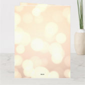 Creëer a Custom Golden Bokeh Kaart (Achterkant)