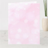 Creëer a Custom Pastel Pink Bokeh Kaart (Voorkant)