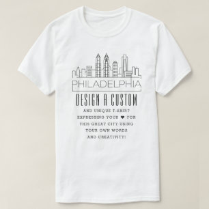 Creëer A Custom Philadelphia, Pennsylvania Geëer T-shirt