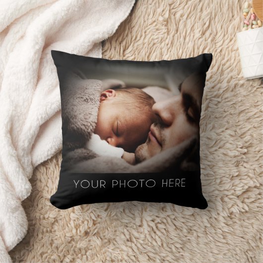 Creëer A Family Photo Gift Kussen (Deken)