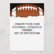 Creëer a Football Geëigende uitnodiging