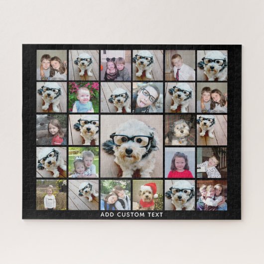 Creëer a Funky Photo Collage met 27 foto's Legpuzzel (Horizontaal)