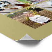 Creëer a Funky Photo Collage met 27 foto's Poster (Hoek)