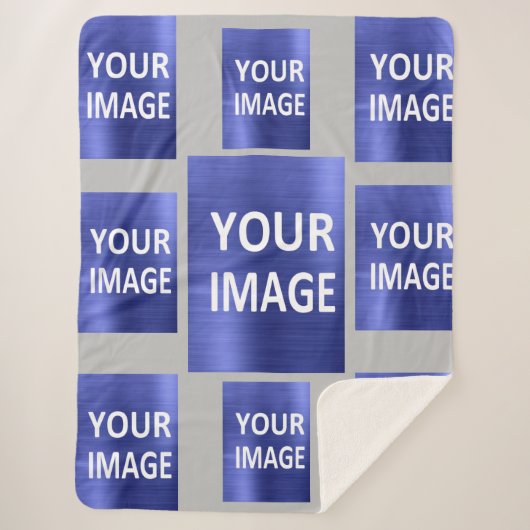 Creëer a Gepersonaliseerde foto-inkuvelbak voor Sherpa Deken (Voorkant)