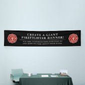 Creëer A Giant Firefighter ThormBlack Spandoek (Beurs)