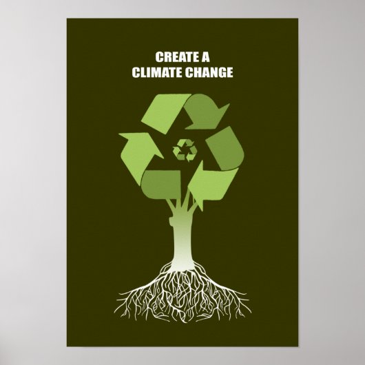 CREËER A KLIMAATVERANDERING POSTER (Voorkant)