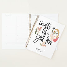 Creëer A Life You Love Motivatie Quote White
