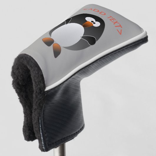 Creëer a Penguin Golf Golfheadcover (3/4 voorkant)