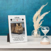 Creëer A Pet Memorial Foto Plaque Fotoplaat (Zijkant)