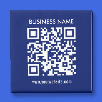 Creëer a QR code direct Modern eenvoudig ontwerp Magneet