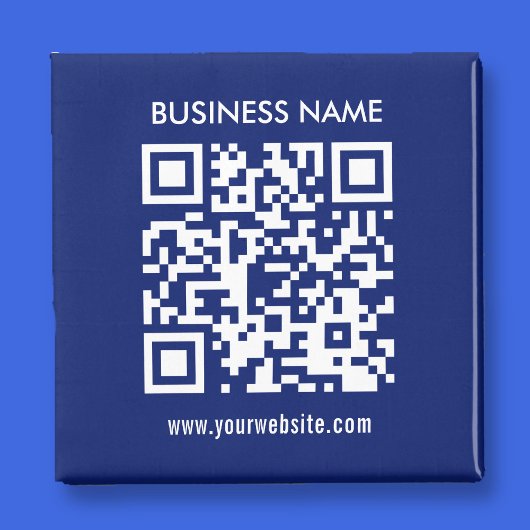 Creëer a QR code direct Modern eenvoudig ontwerp Magneet