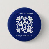 Creëer a QR code direct Modern eenvoudig ontwerp Ronde Button 5,7 Cm (Voorkant)