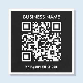 Creëer a QR code direct Modern eenvoudig ontwerp Servet